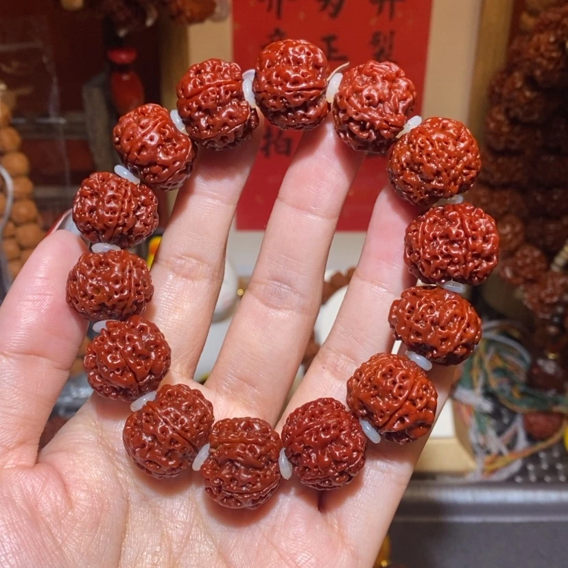 【闪购商品】金刚菩提手串19玉化