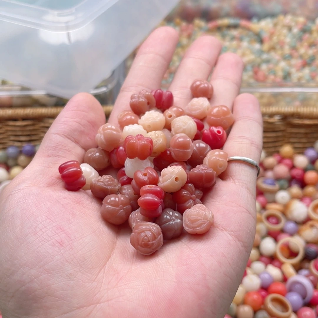 白玉菩提吊坠z瑕12/10+10颗雕刻不售后