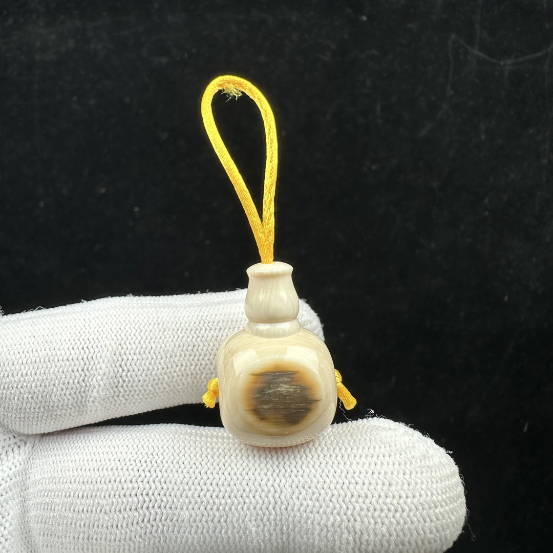 D1158天然猛犸牙 黄金瞳三通17.2*27.4mm一物一图假一罚十