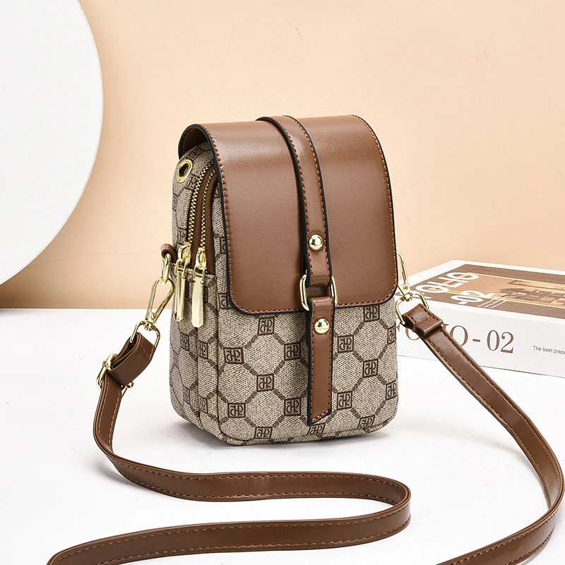 手机包女2025新款韩版超火单肩斜挎包包时尚高级感小众女士手拎包