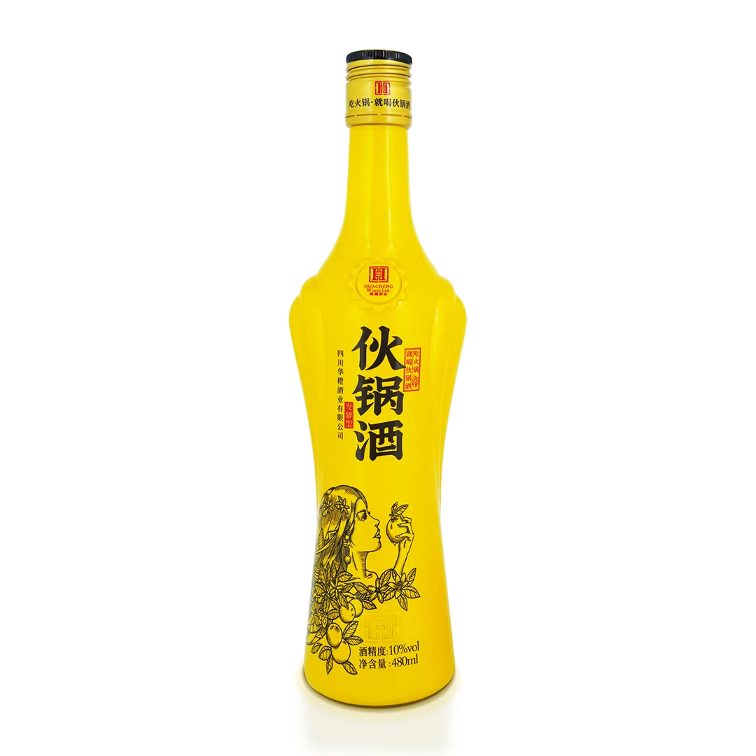 【爆款推荐】480ml华橙纯正柑橘酒柑橘酒果酒低度佐餐微醺酒厂直发