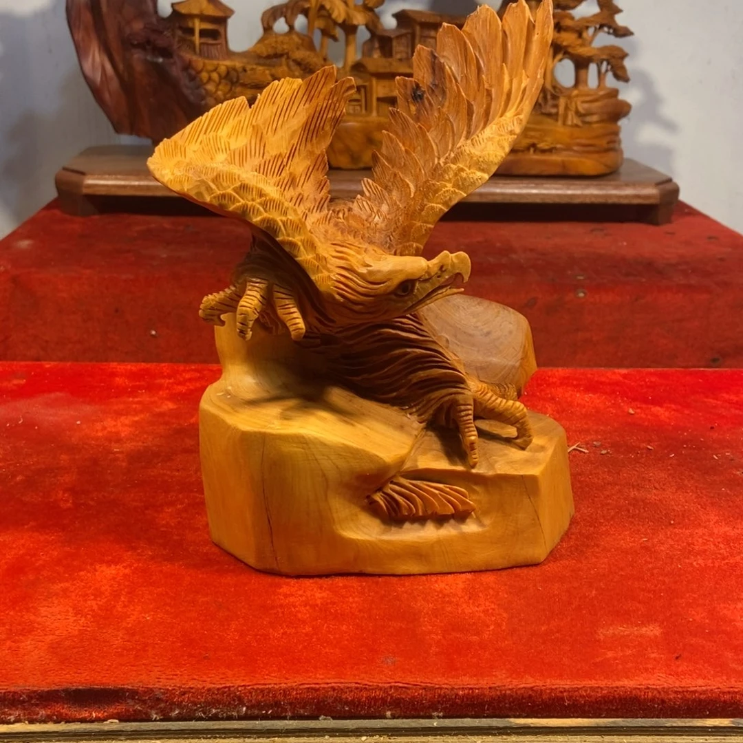 柏木（崖柏）崖柏摆件（大展鸿图
