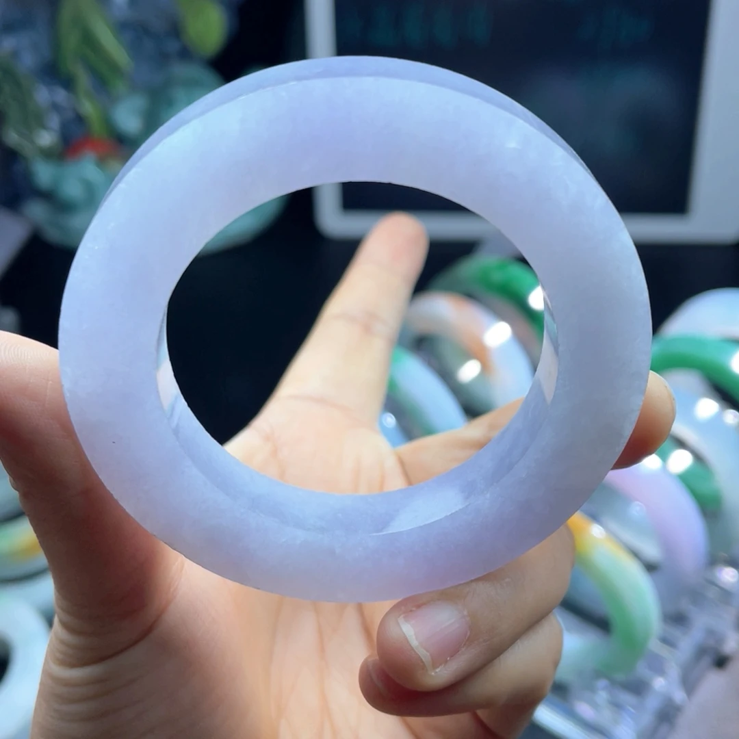 未镶嵌天然翡翠手镯定制定制翡翠