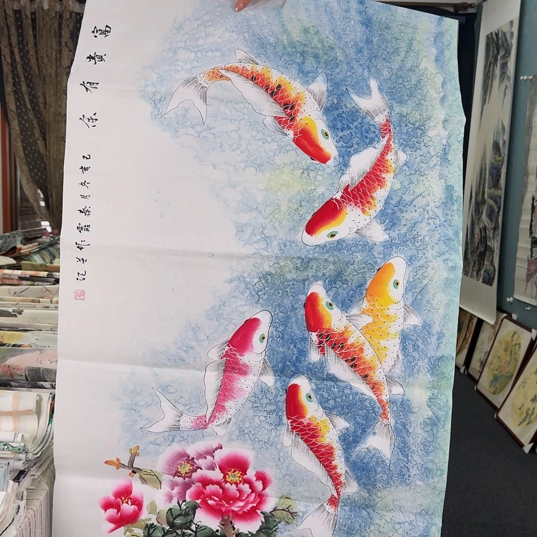 纯手绘国画作品作品