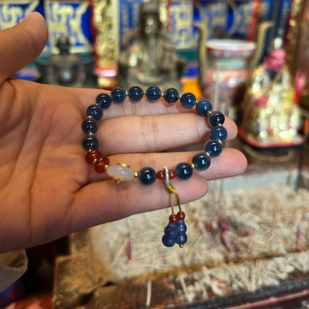 非金属珐琅手链 关帝祖庙 青蛇年手链 民族风手串 【理洋推荐】