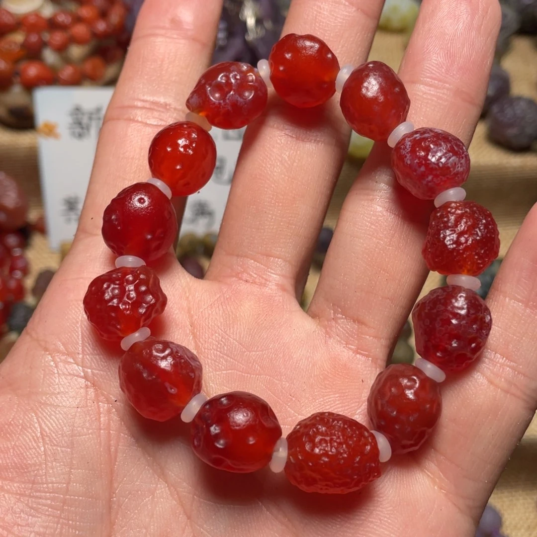 玛瑙/玉髓手链合金