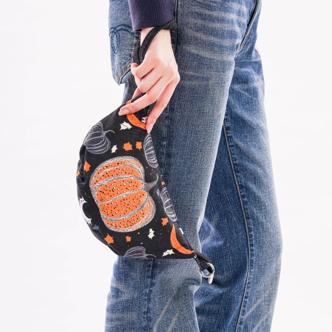 无则艺【mini饺子包】星空南瓜小众原创潮流印花单包时尚