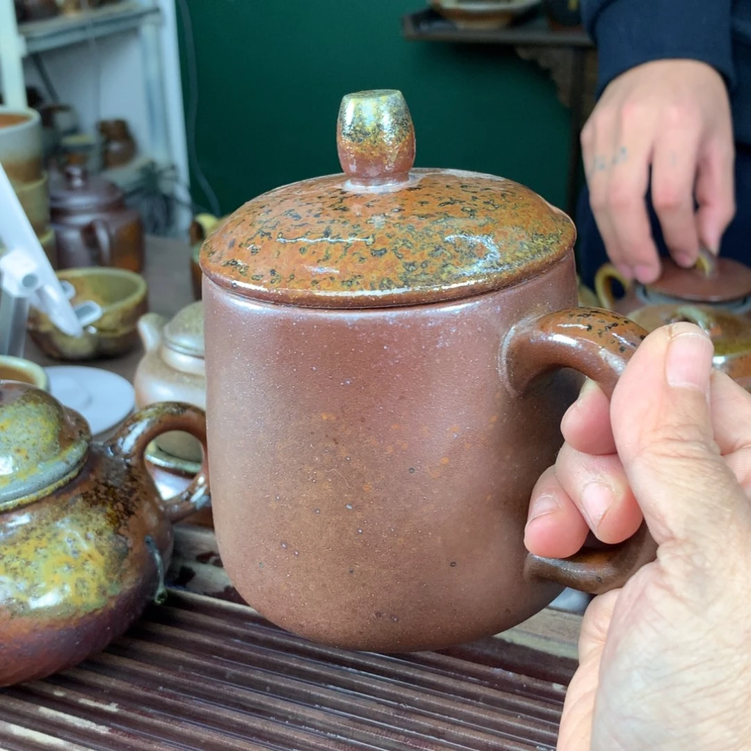 紫砂柴烧纯自然柴烧