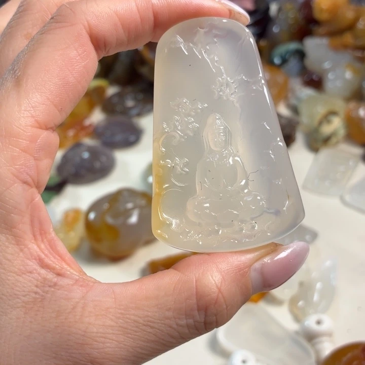 未镶嵌吊坠(不含链)玛瑙/玉髓
