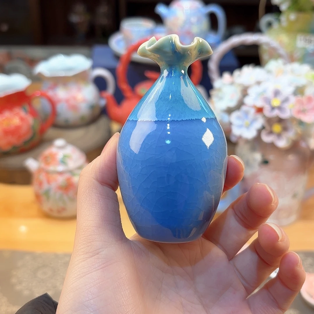 景德镇手绘高温釉下彩陶瓷茶具