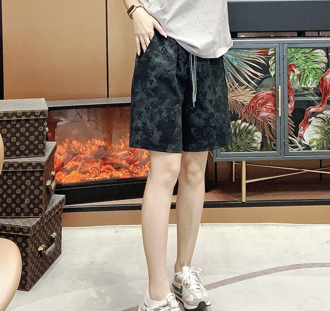 【酷感墨韵短裤】2025夏季新款百搭简约短裤轻奢休闲时尚
