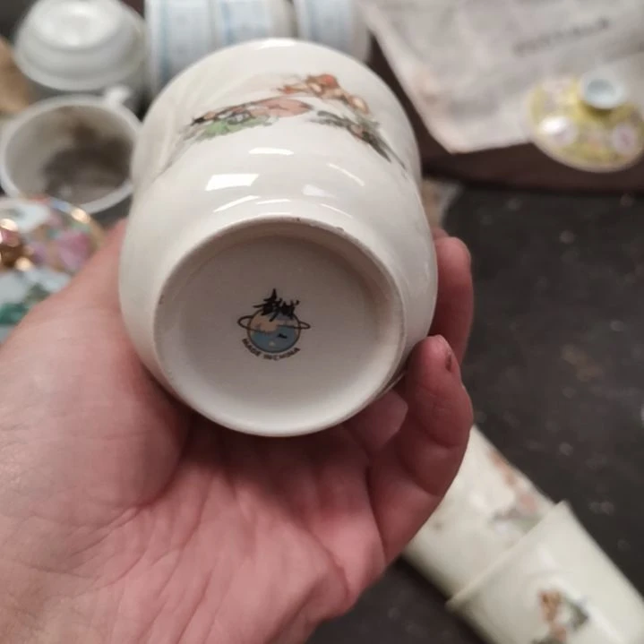 摆件烧制问题都是正常的，6号象牙瓷