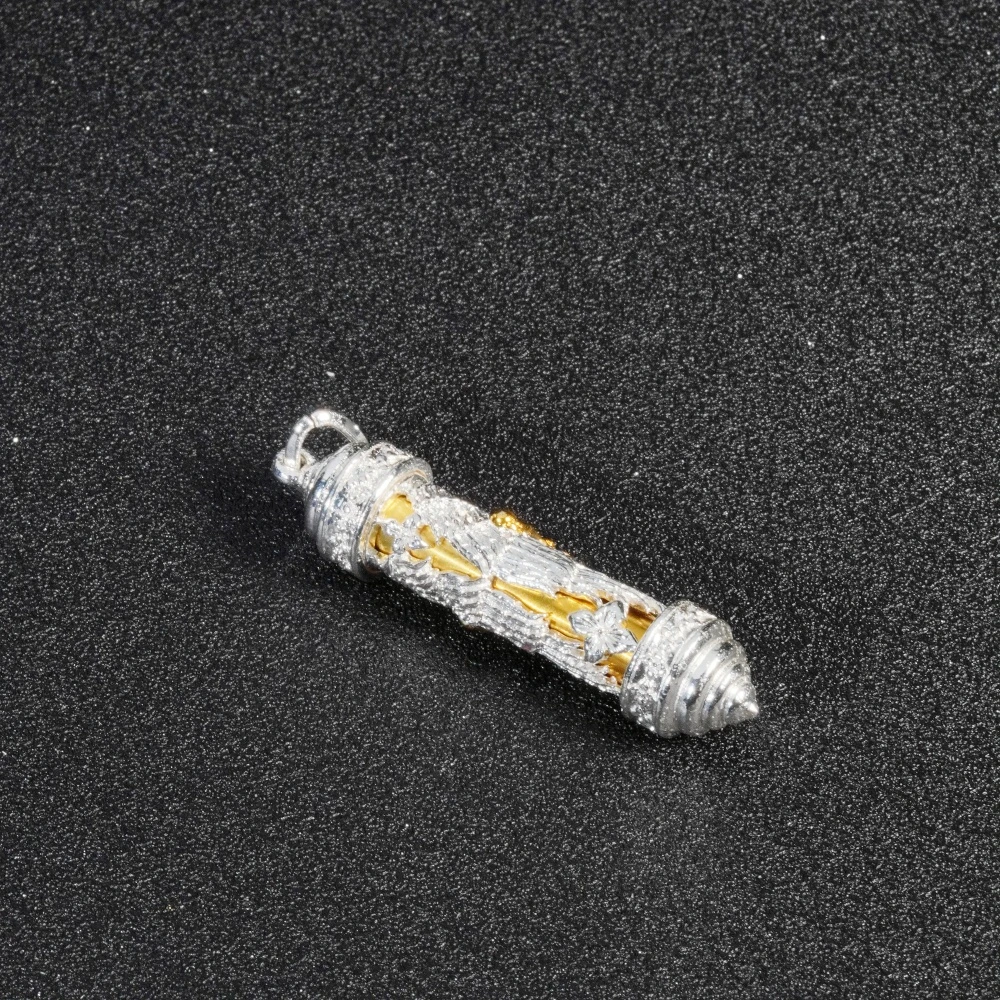 925银银制品 T0405银饰特色工艺品  娜利吊坠  发一