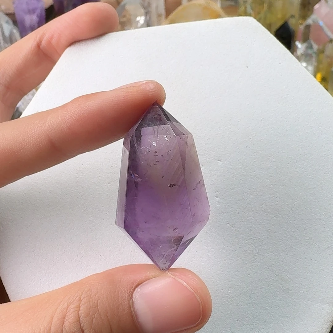 未镶嵌珠宝半成品水晶紫晶