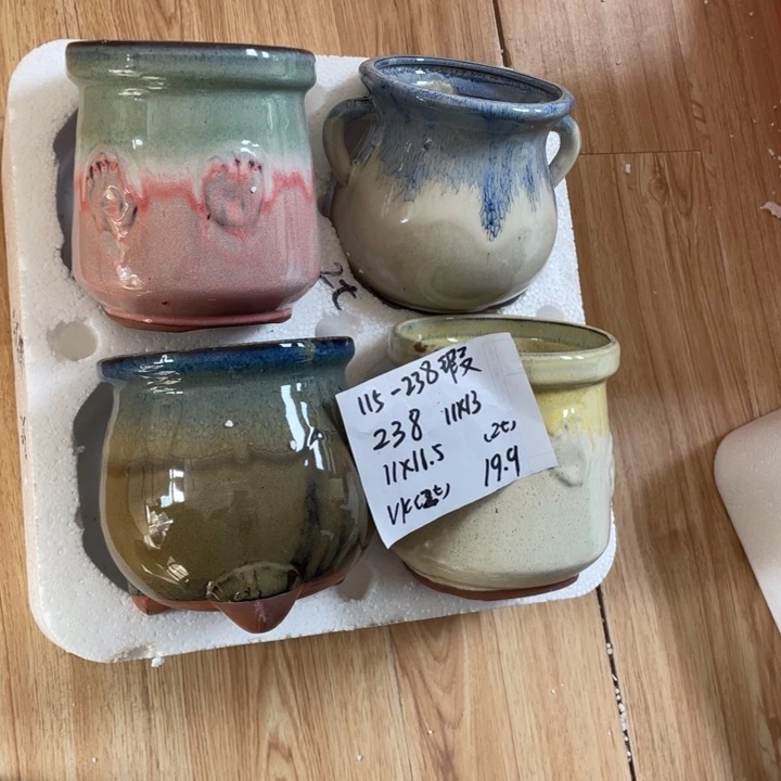 粗陶多肉花盆微瑕238