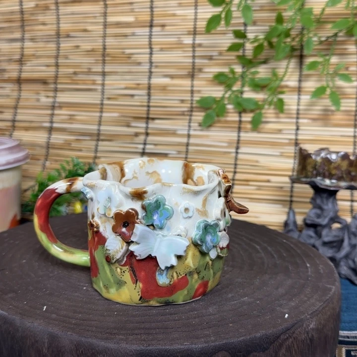 陶瓷景德镇高温颜色釉咖啡杯