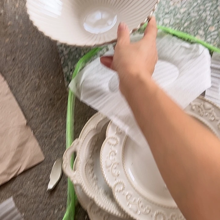 瓷片默认瑕疵商品贝壳斗笠