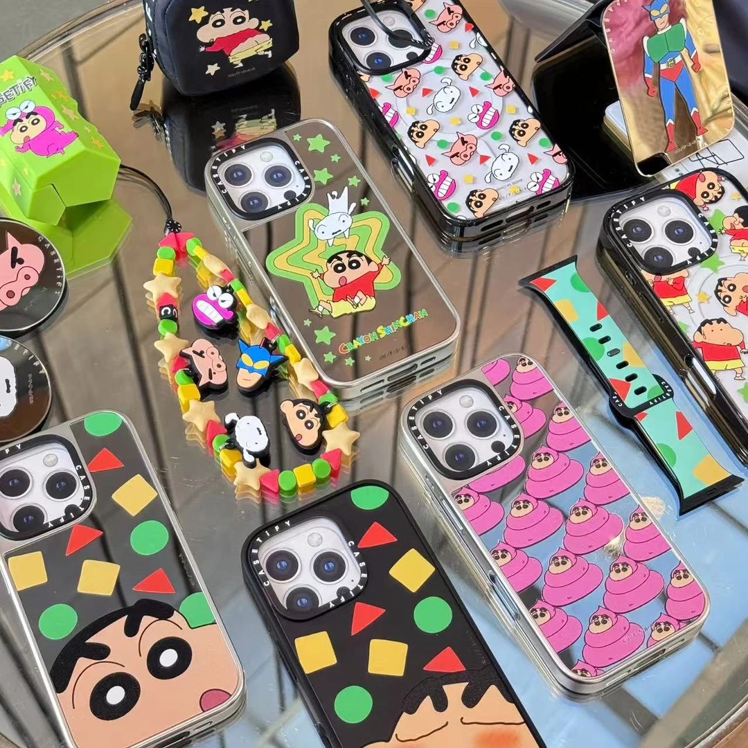 CASETify联名蜡笔小新磁吸亚克力适用16promax手机壳15/14/13/12