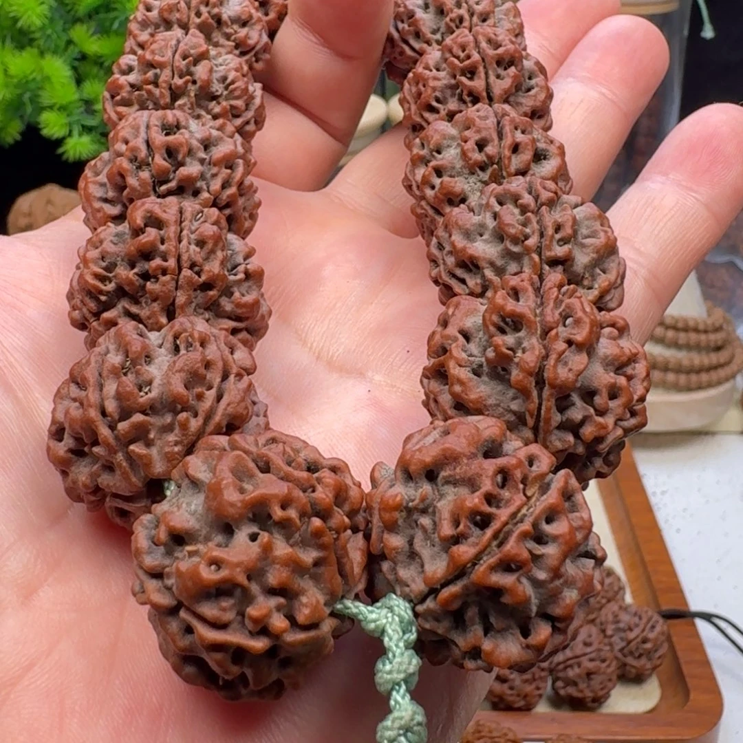 执***念手串金刚菩提粗筋蜂窝双龙
