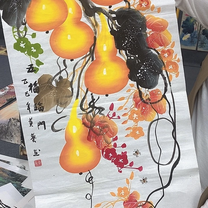 国画国画作品手绘
