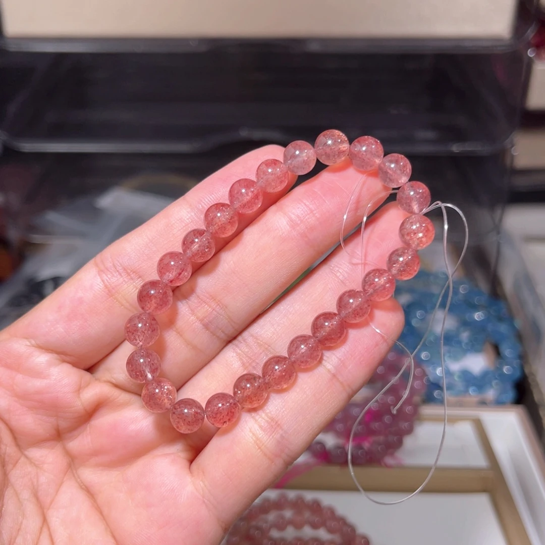 水晶手链未镶嵌草莓晶037