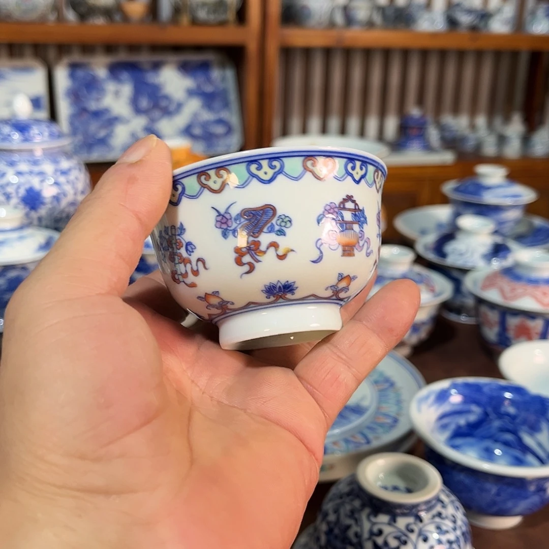 錡镇堂手工手绘绘杯