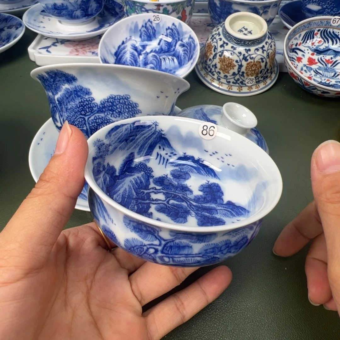 景德镇纯手工纯手绘茶具木木85