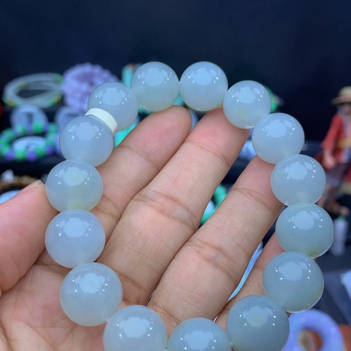 未镶嵌手链翡翠翡翠 14+