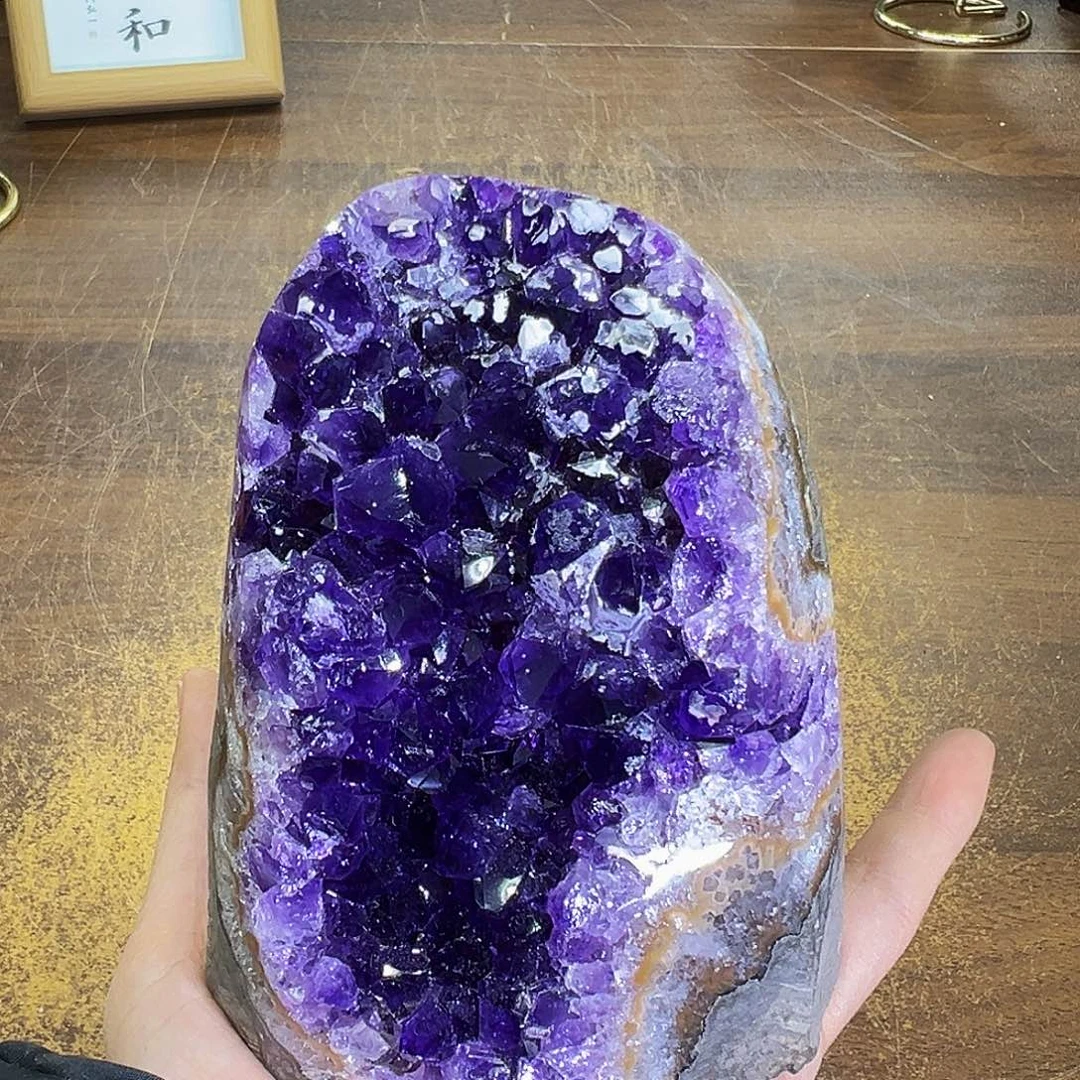 紫晶摆件未镶嵌晶体