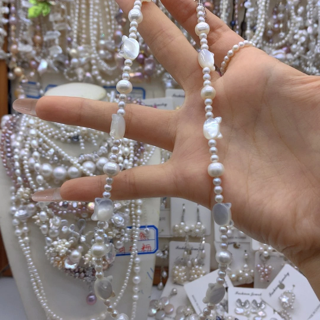 小***鹂合金淡水珍珠耳饰