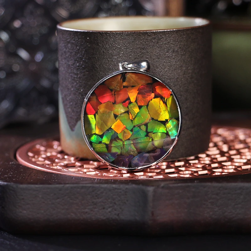 斑彩大卫星吊坠（李居明）-多样性发其一