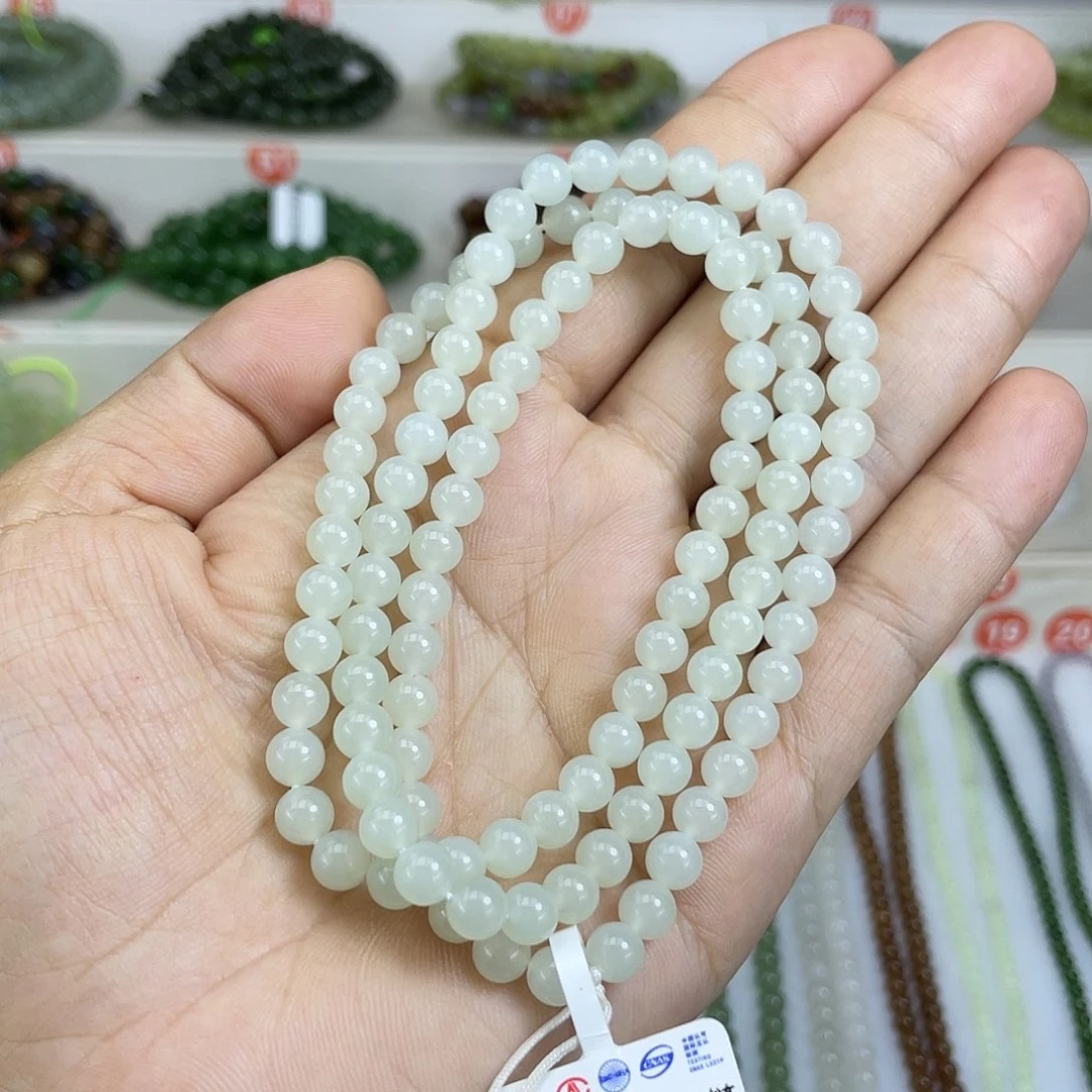 颈饰未镶嵌和田玉6mm