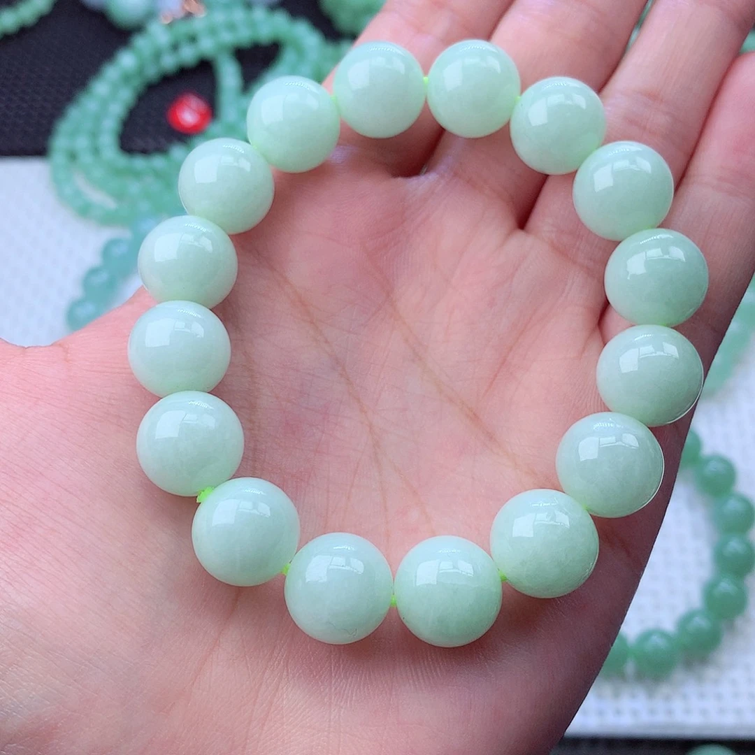 翡翠未镶嵌毛衣链