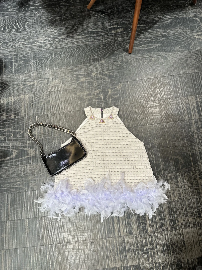 大气元（上衣）时尚丽人小香拼接显瘦上衣