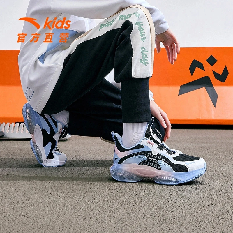 anta kids/安踏儿童【UFO Pro】新款女大童跑鞋春季潮流款跑步鞋