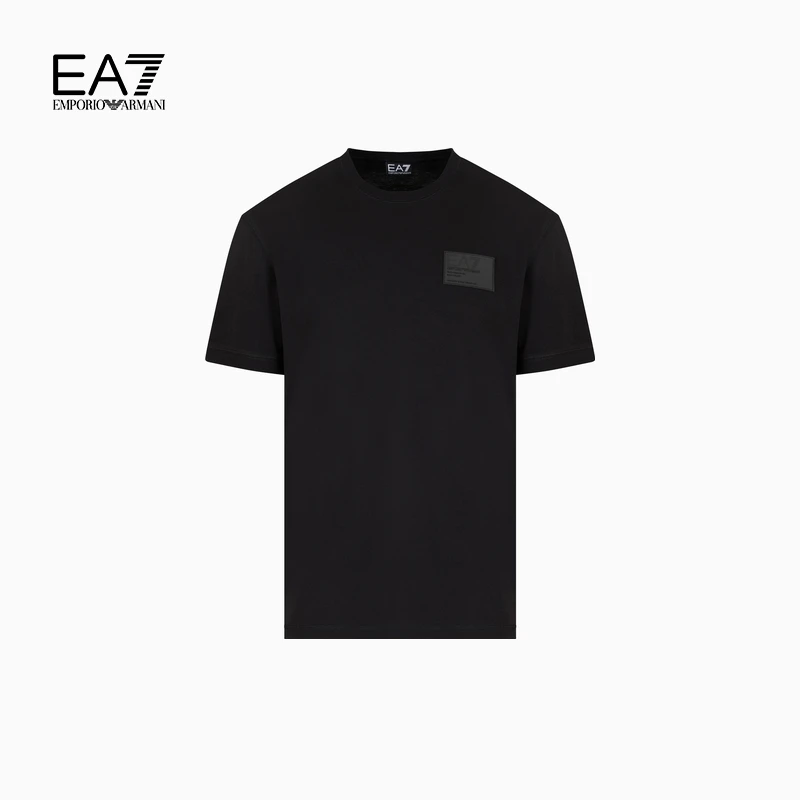 EMPORIO ARMANI/阿玛尼EA7/男女情侣款纯棉圆领短袖薄T恤官方