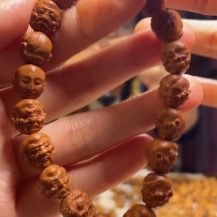 手串/手链橄榄核龙纹桃核