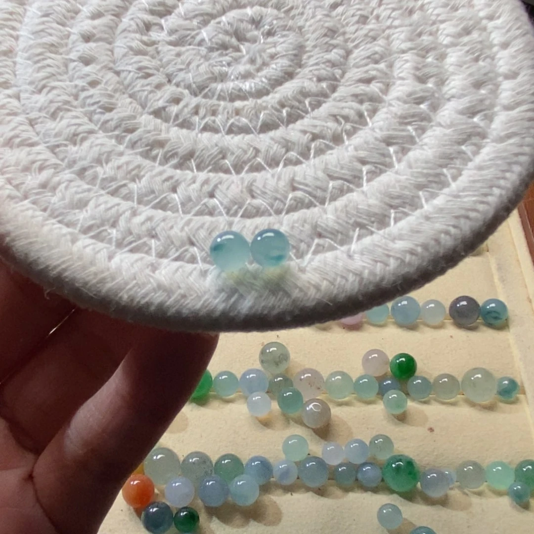 散珠翡翠瑞**?5+天然翡翠A货散珠