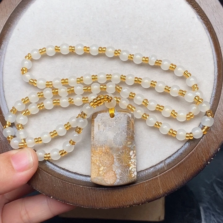 硅化珊瑚（珊瑚玉）手镯未镶嵌