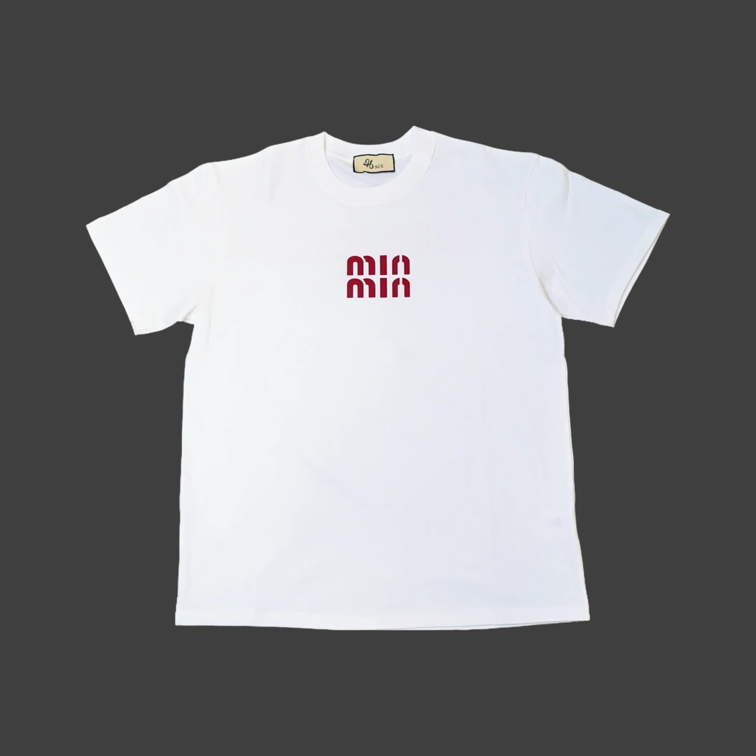 【六六六】minmin圆领情侣T恤印花潮流半袖