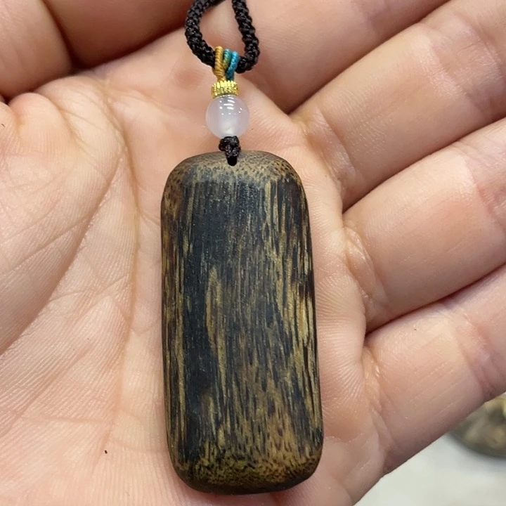 沉香吊坠奇楠挂件红油老料