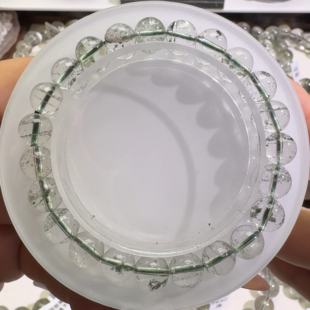 未镶嵌手链水晶绿幽灵8.0mm