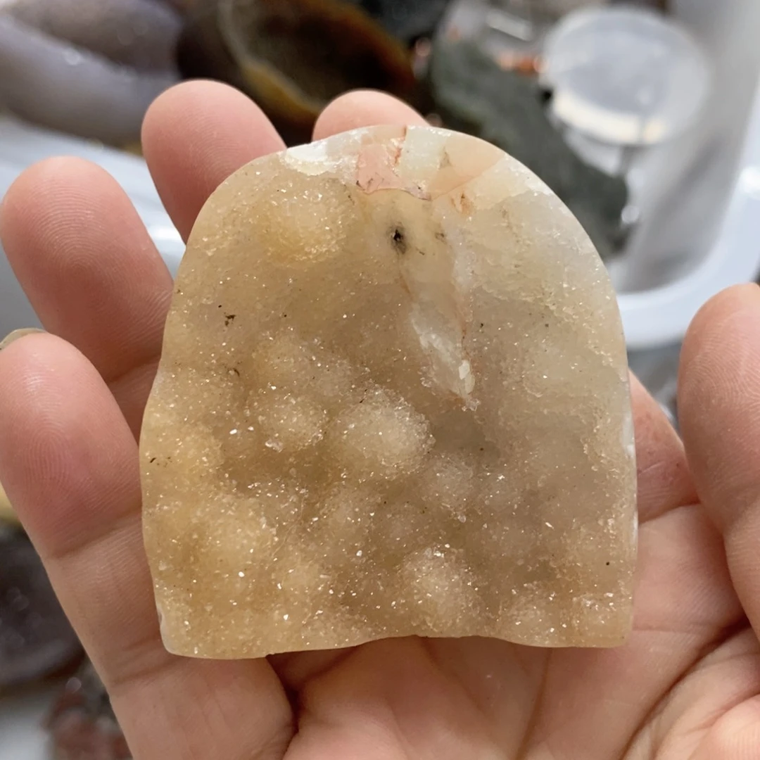 紫晶珠宝半成品未镶嵌