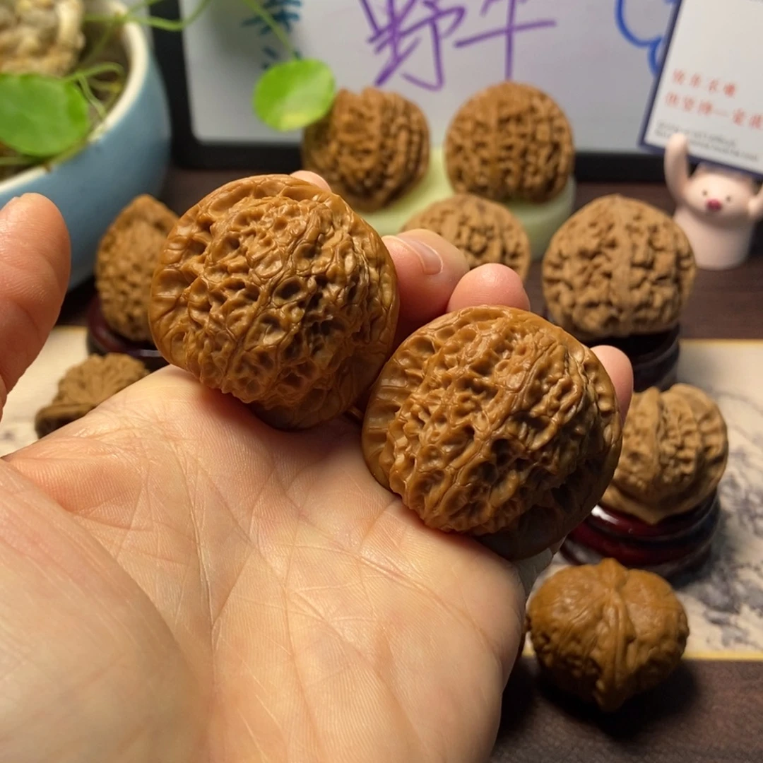 文玩核桃把件血麒麟尺寸40