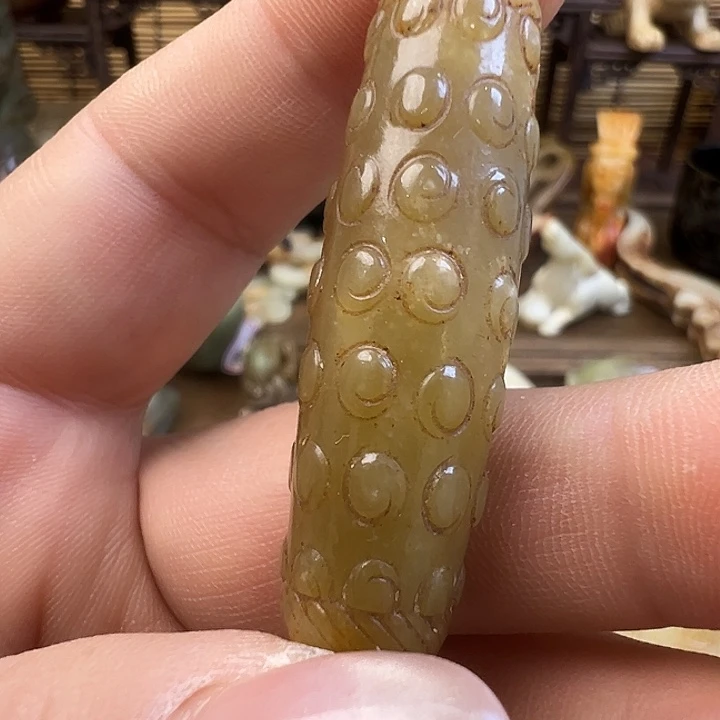 和田玉（糖玉）未镶嵌车挂