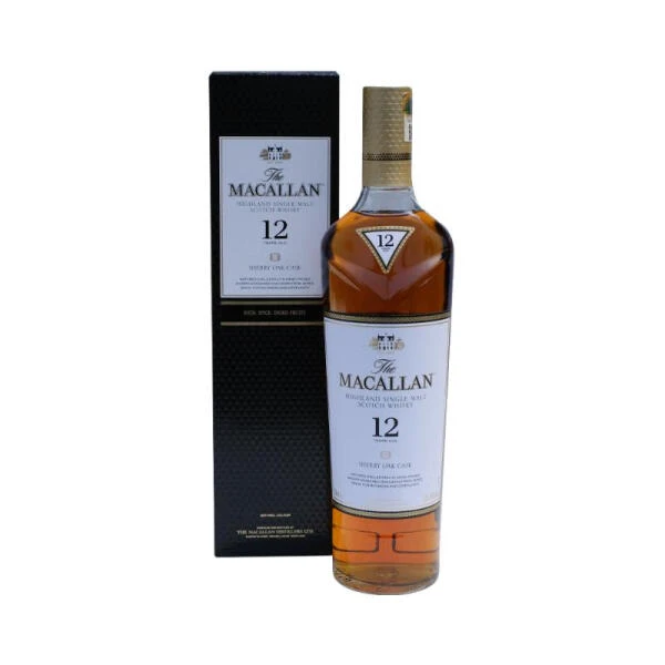 麦卡伦(MACALLAN)英国 12年单一麦芽苏格兰威士忌 700mL
