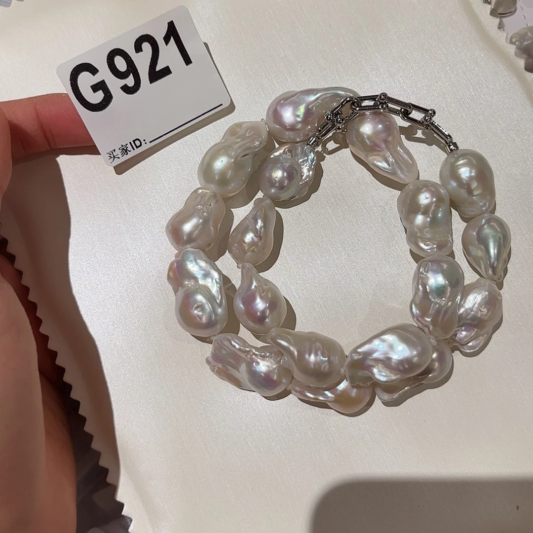 淡水珍珠合金颈饰