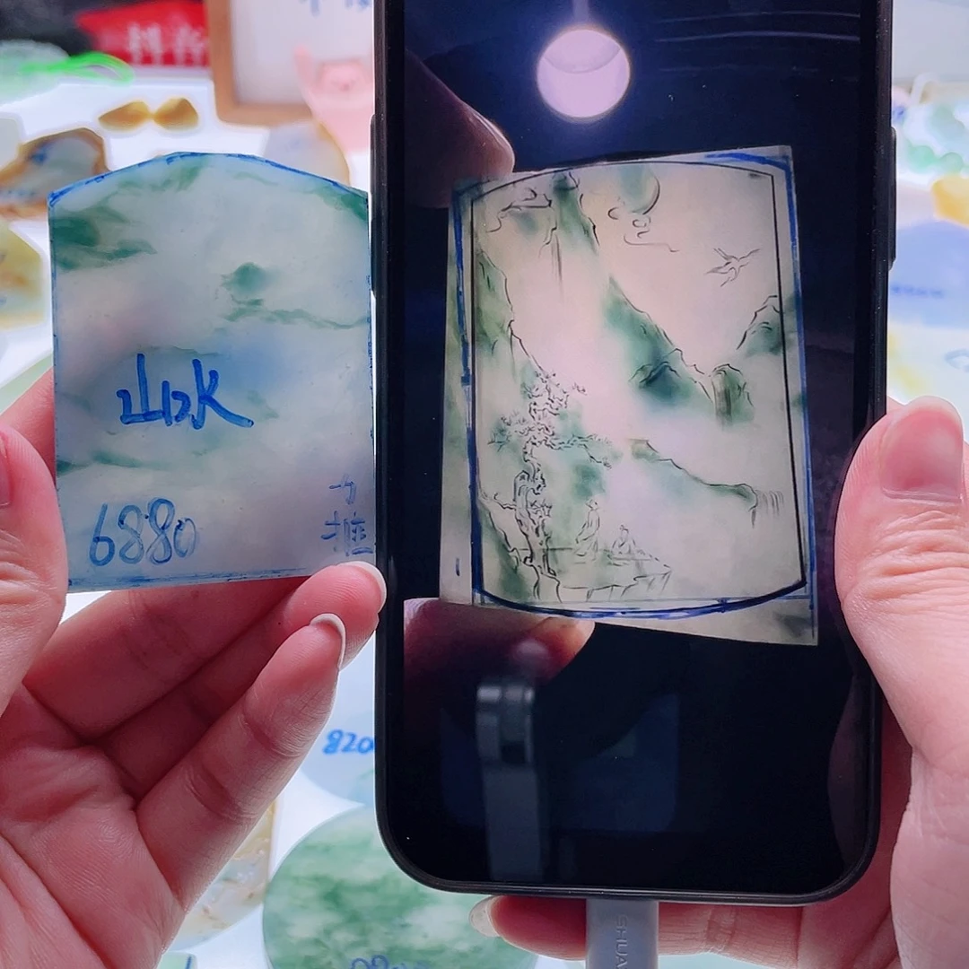 定制翡翠未镶嵌天然翡翠包工