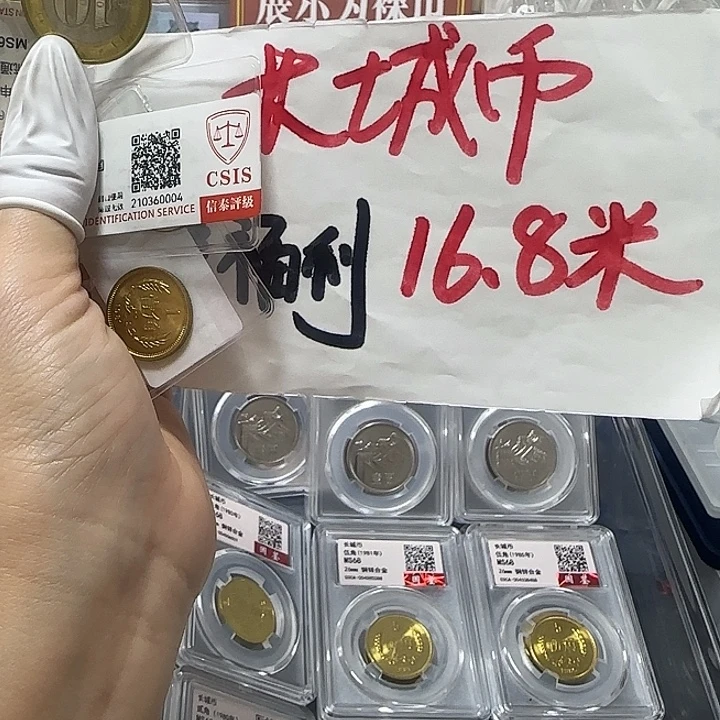 其他普通金属退市钱币长城币81一角封装评级