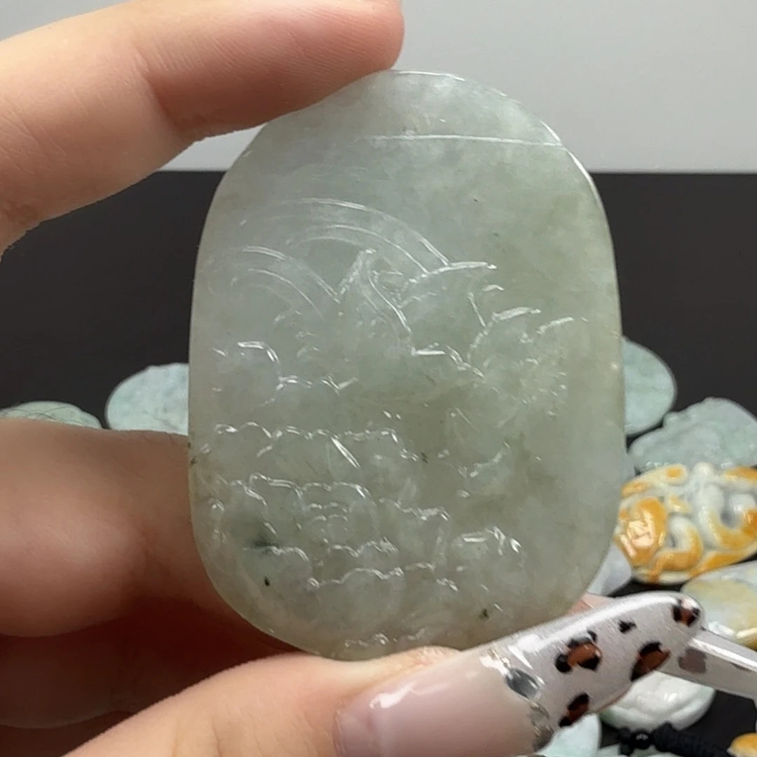翡翠未镶嵌耳饰翡翠